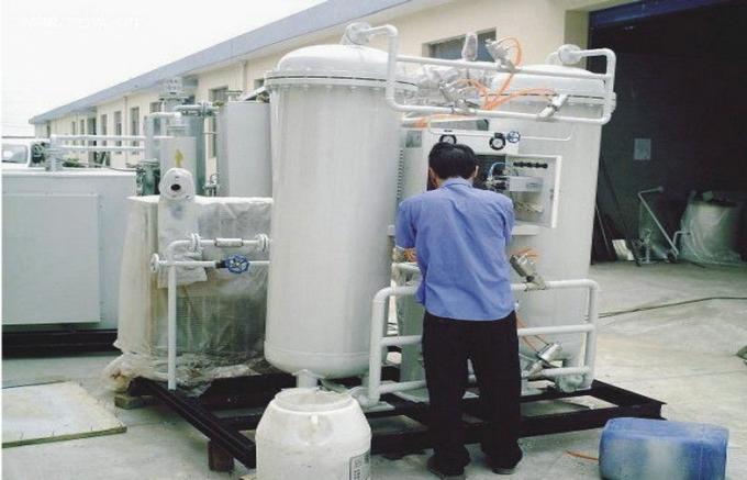 Jednostka Separacji Powietrza Chin 60 m³ / godzinę Azot Gaz Tlenowy Dla dostawców Aptek Medycznych